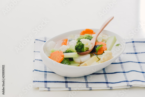 Healthy food. Vegetable mix. Studio Photo