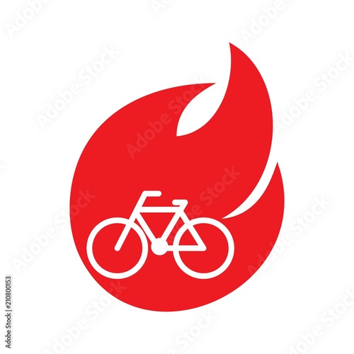 bike logo. bicycle icon. wheel symbol. vectro eps 08.