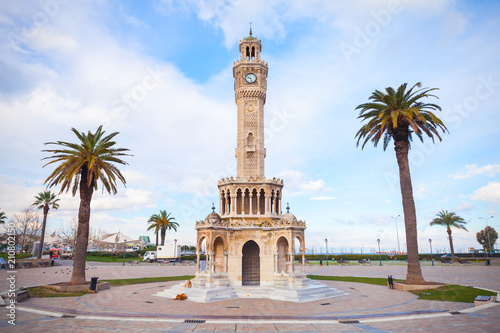 Izmir old clock tower. It was built in 1901 photo