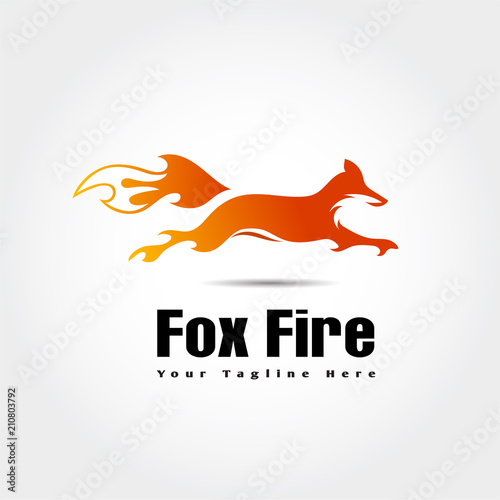fast fire jump fox logo