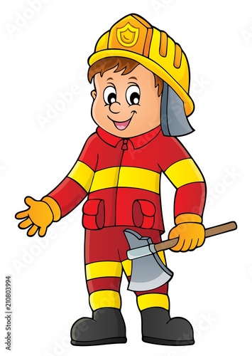 Firefighter man image 1