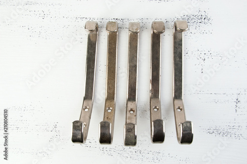 Vintage metal hooks hangers