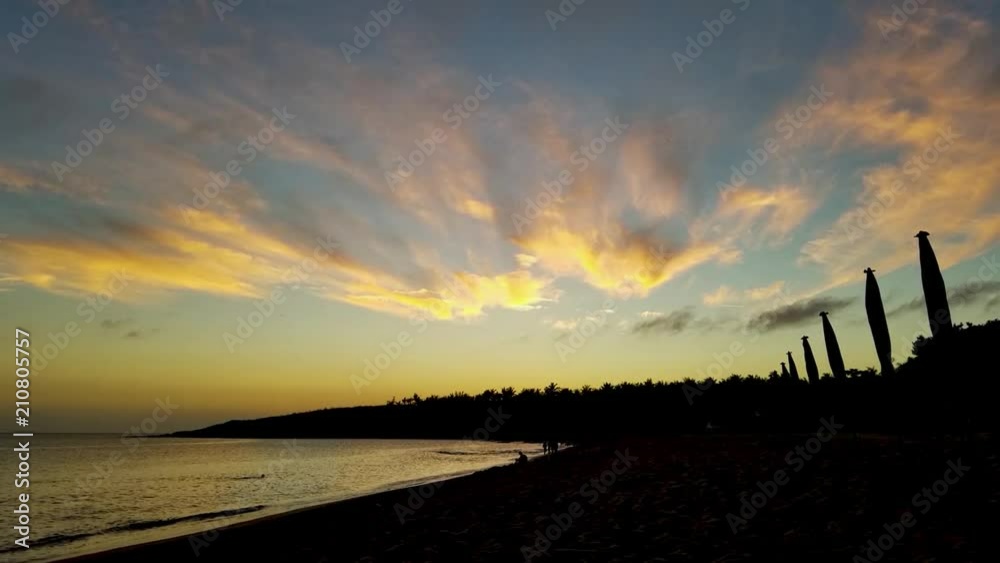 Taiwan – Kenting – Baisha beach sunset. Taiwan – Kenting – Baisha beach sunset.