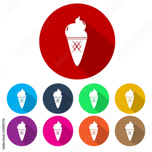 White ice cream.