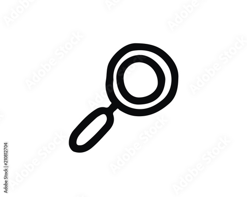 search icon design illustration,hand drawn style design, designed for web and app