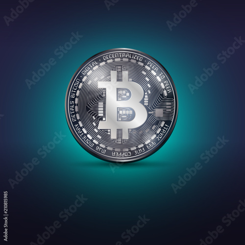 Bitcoin metal coin