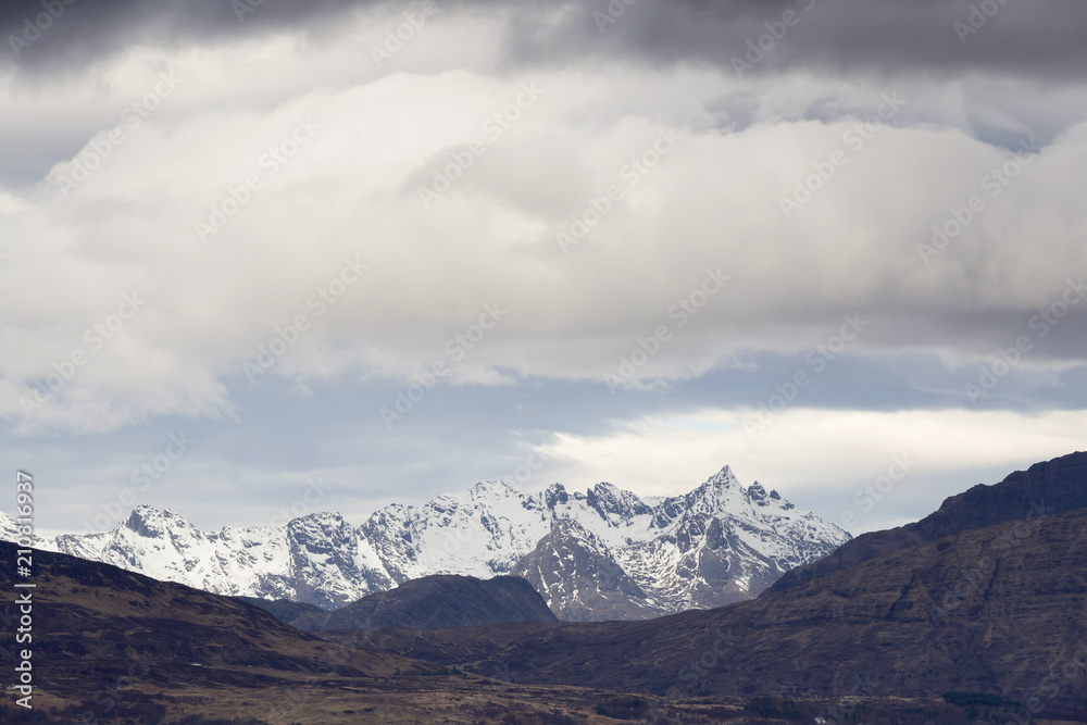 The Black Cullin ridge Isle of Skye The Black Cullin ridge Isle of Skye