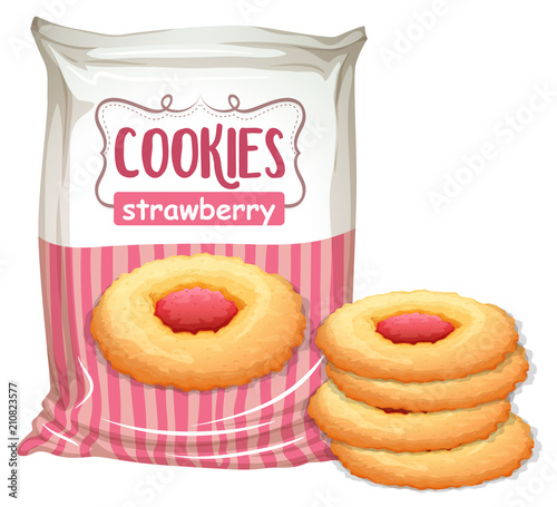 A Bag of Strawberry Cookies