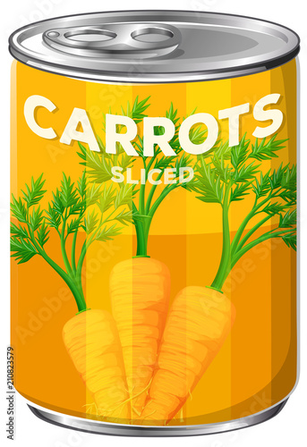 A Can of Sliced Carrots