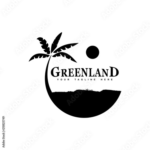 logo design of the island
