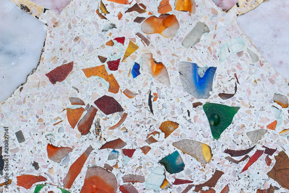 Fototapeta premium Colorful marble texture floor background