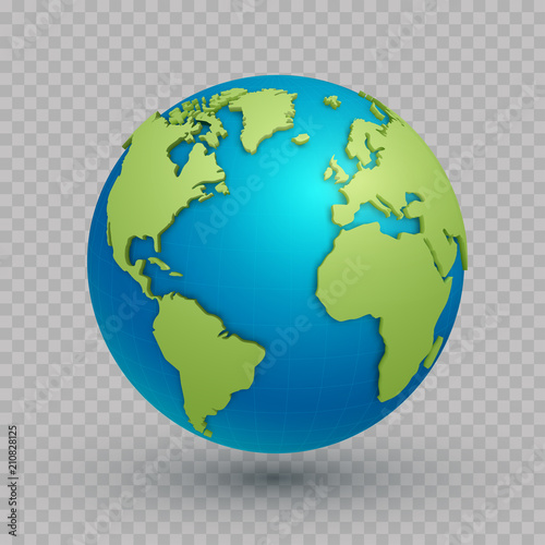 3d world map globe #210828125