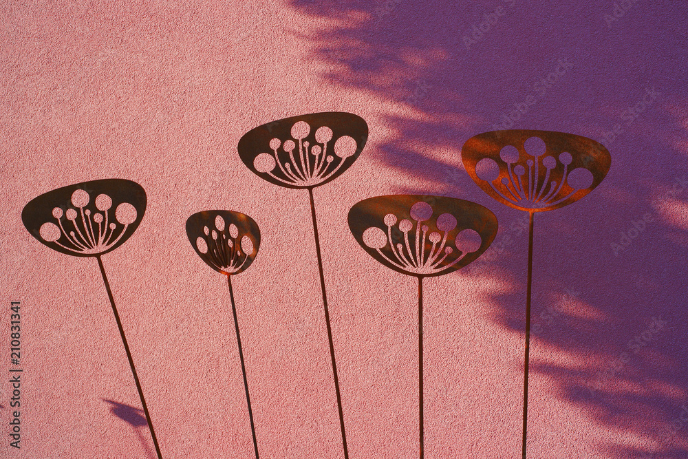 Fototapeta premium Iron decoration in a garden