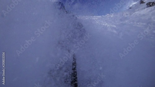 Huge Waves Were Made By Snowboarder End Of Video Footage