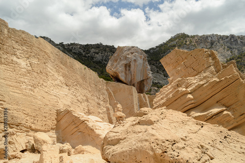 Stone quarries Atlantis  Ibiza  Balearic Islands  Spain