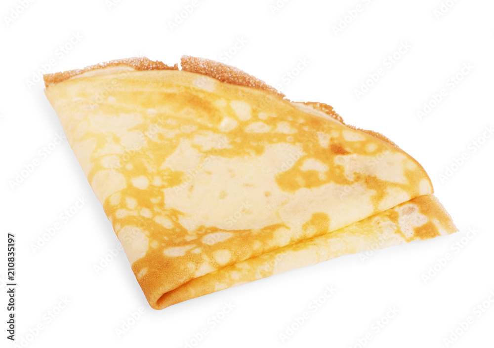Fototapeta premium Pancake isolated on white background.
