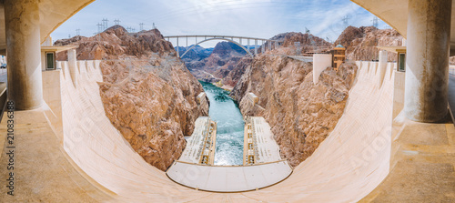 Hoover Dam panorama, Nevada, USA