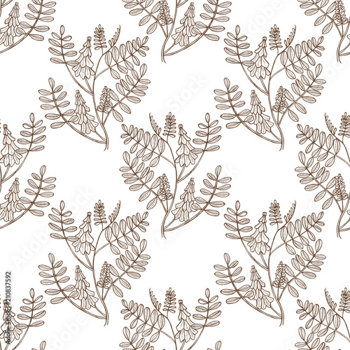 Licorice Pattern in Hand-Drawn Style