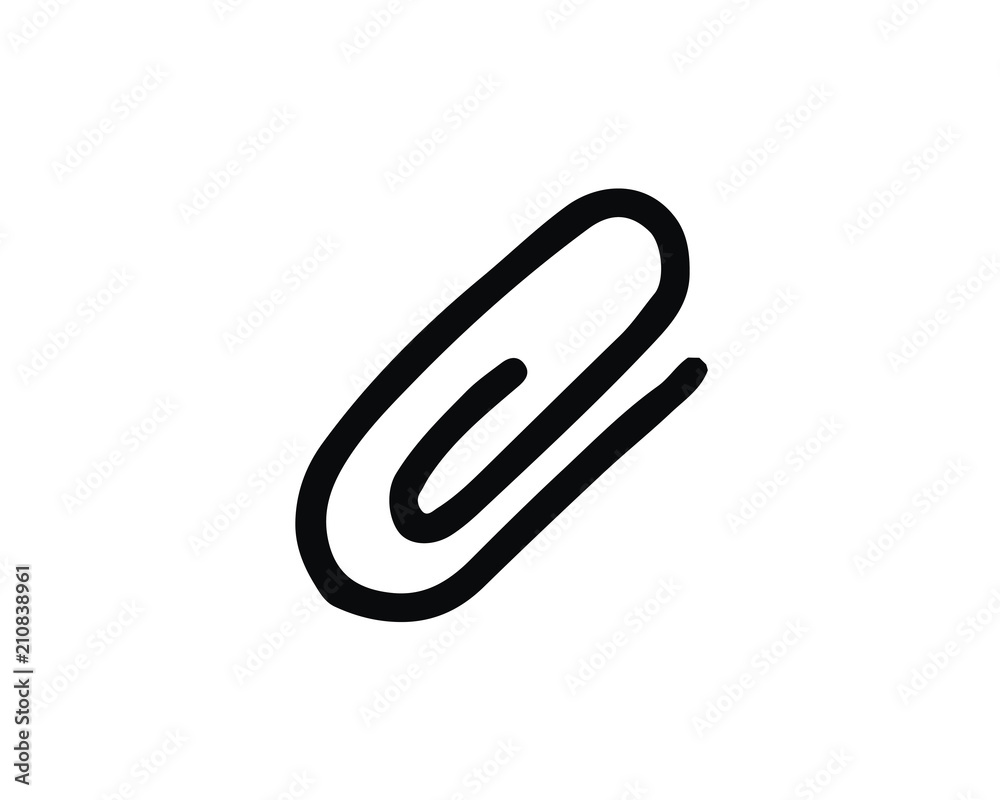 paper clip icon design illustration,hand drawn style design, designed for web and app paper clip icon design illustration,hand drawn style design, designed for web and app