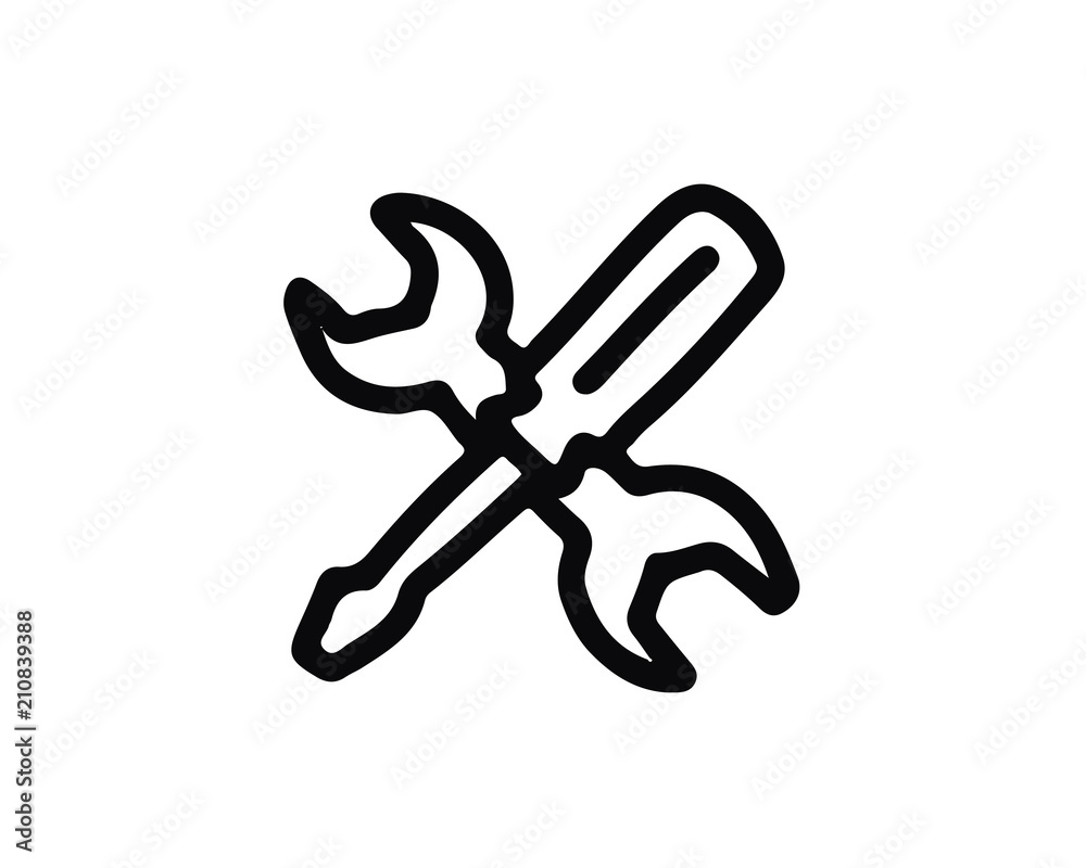 mechanic icon design illustration,hand drawn style design, designed for web and app mechanic icon design illustration,hand drawn style design, designed for web and app