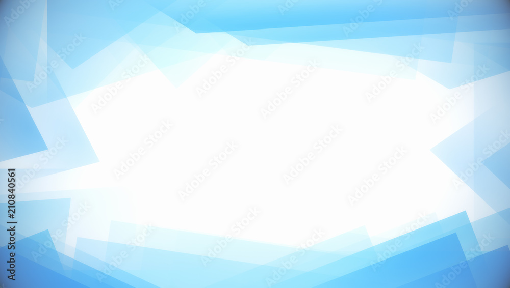 Blue and white geometric background
