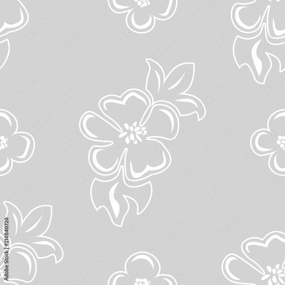 Flower seamless pattern Flower seamless pattern