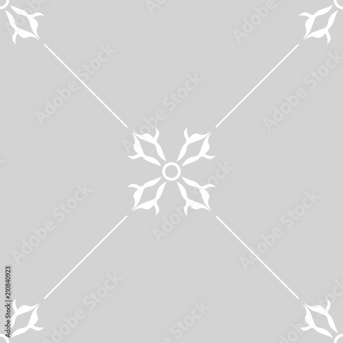 abstract floral seamless pattern with flowers, netting and leaves