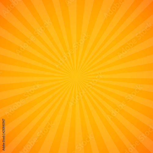 Yellow Sunburst Background