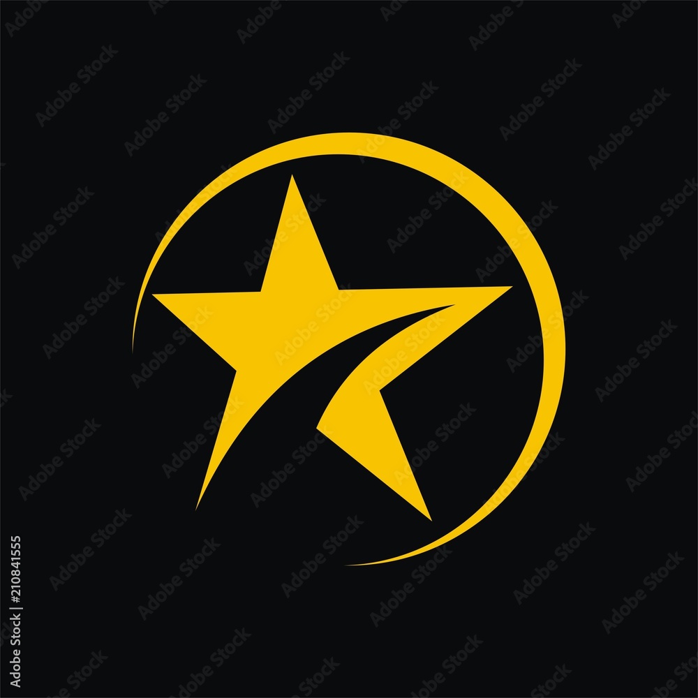 Star logo design template vector illustration Star logo design template vector illustration