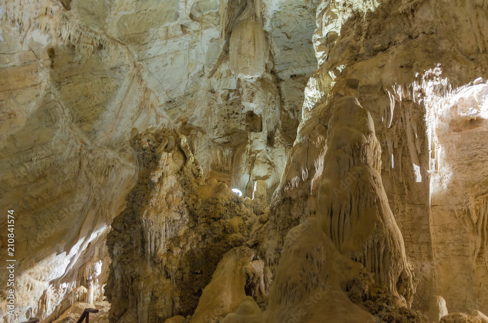 Beautiful cave of the City of Bonito in Matogrosso do Sul, Brazil.