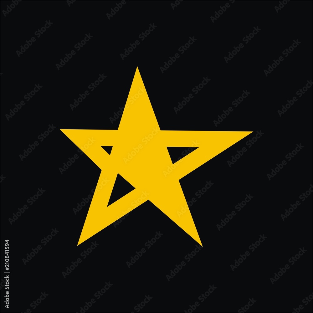 Fototapeta premium Star logo design template vector illustration