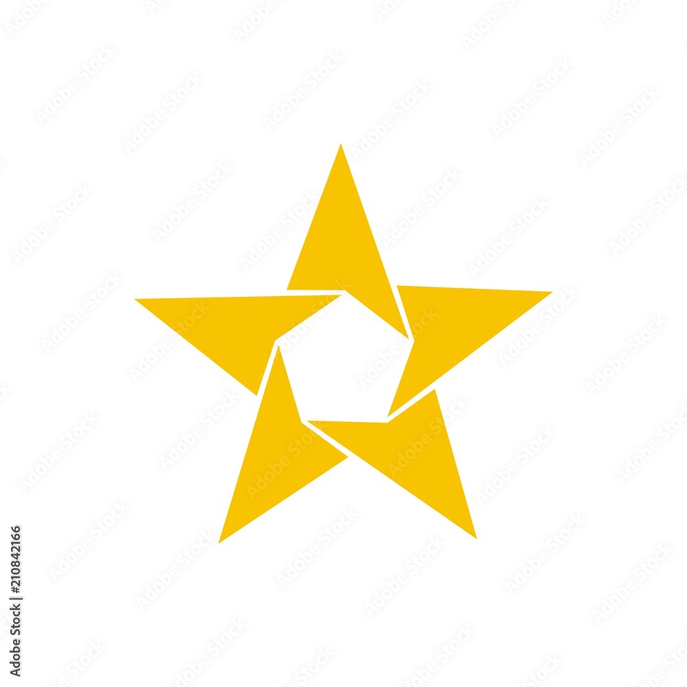 Star logo design template vector illustration Star logo design template vector illustration