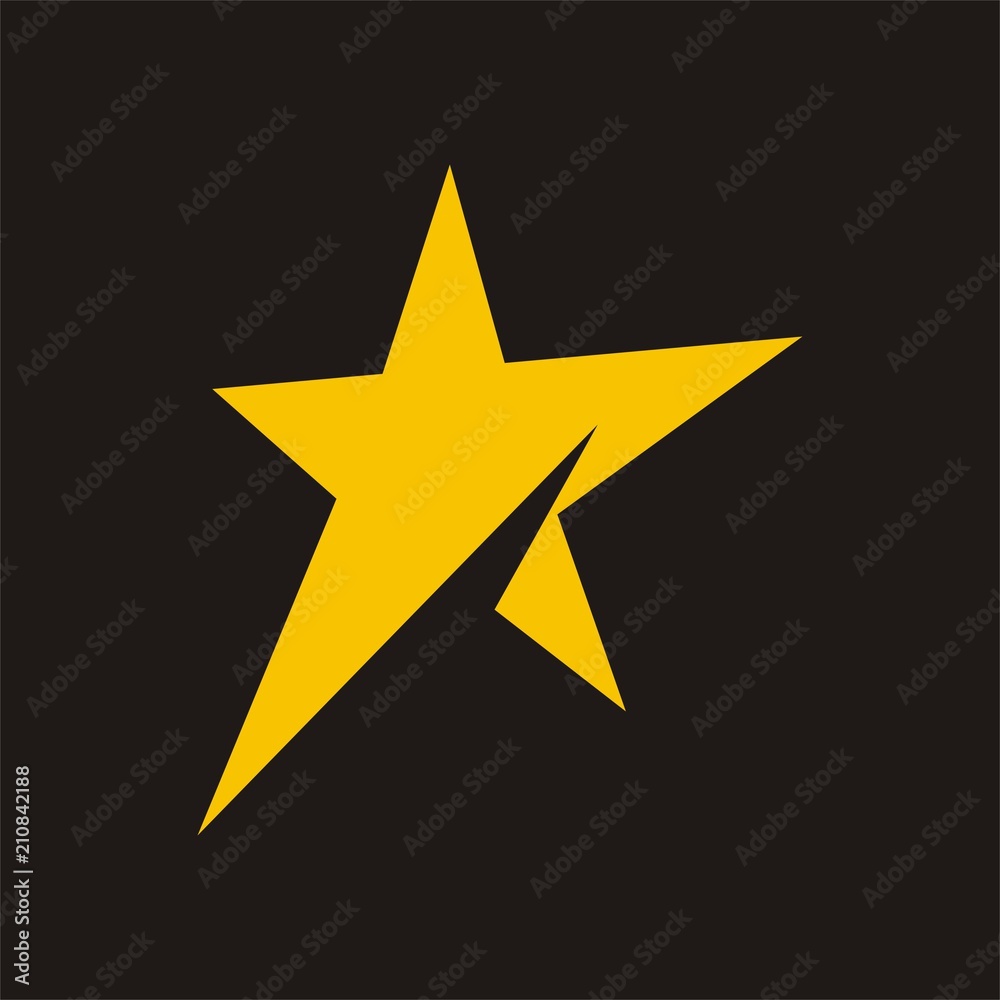 Star logo design template vector illustration Star logo design template vector illustration