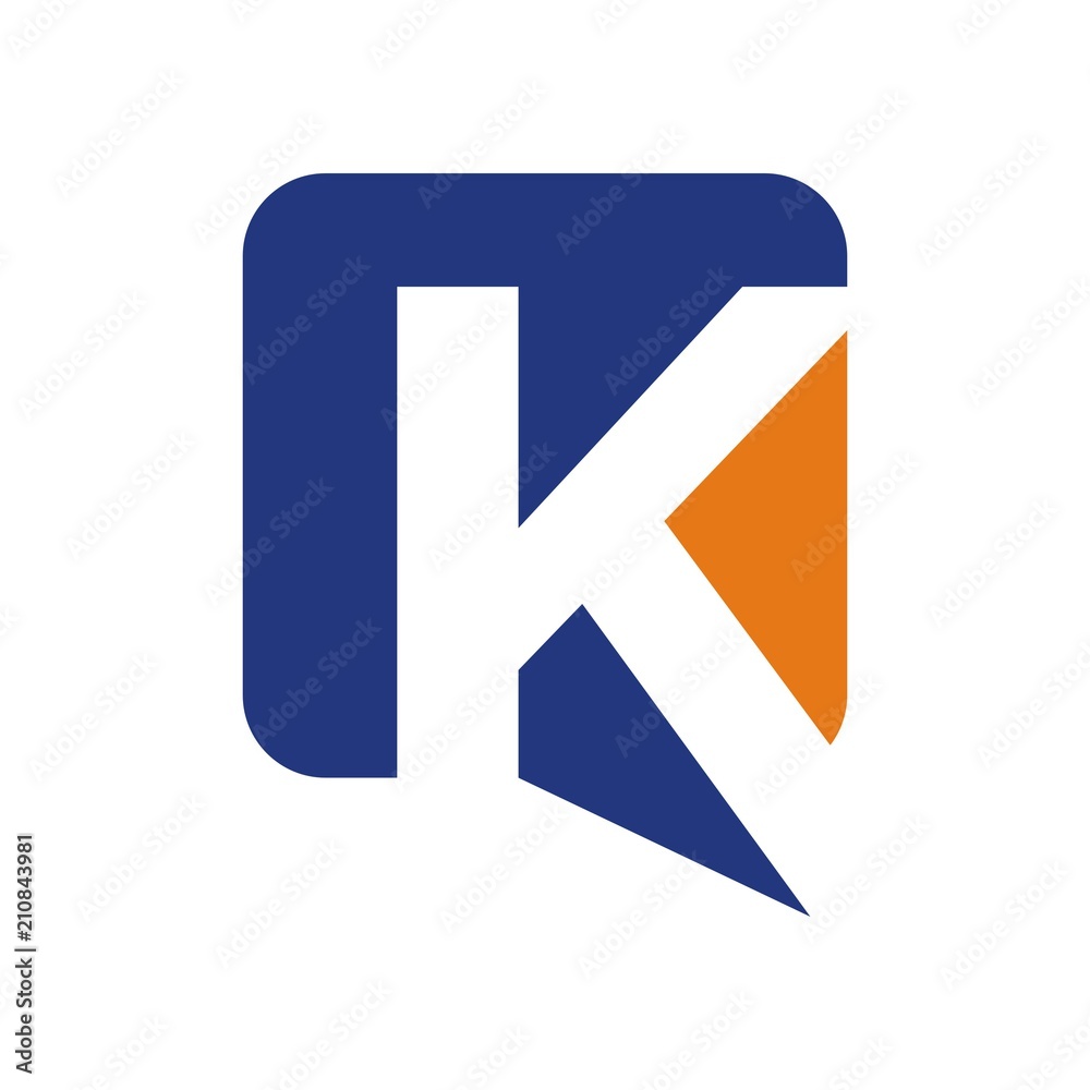 K logo initial letter design template vector illustration K logo initial letter design template vector illustration