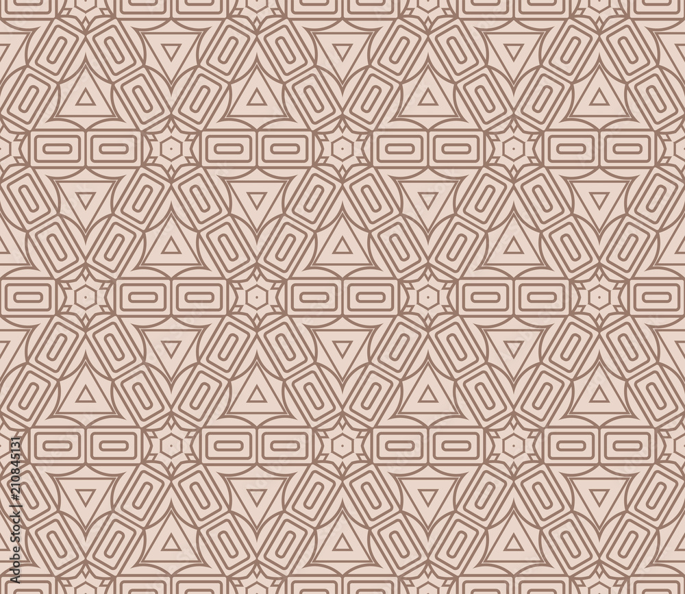 Seamless decorative geometric modern pattern. vector illustration.