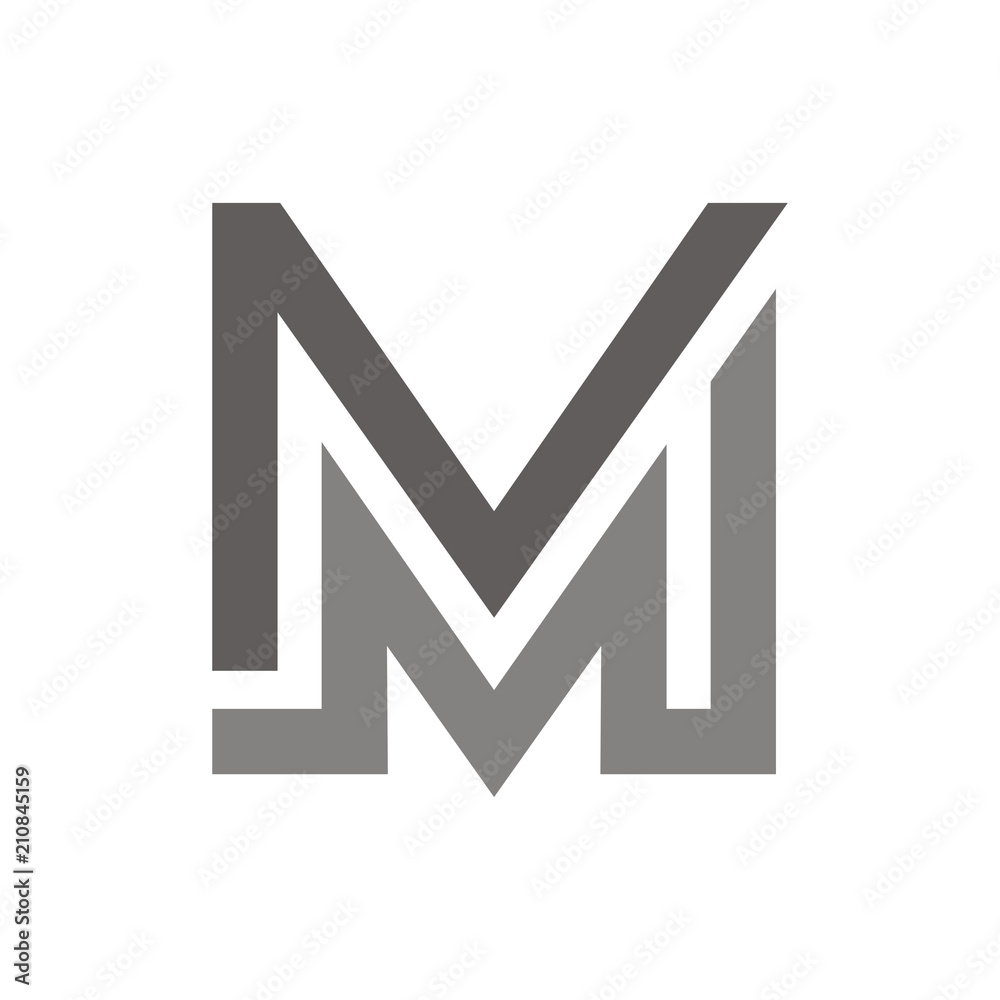 M logo design template vector illustration M logo design template vector illustration