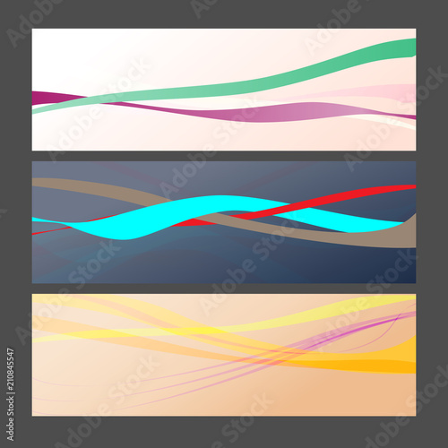 Flourish lines for brochures, website, flyer design.