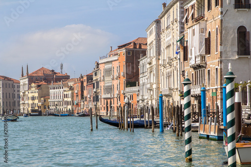 Palaces along the Grand Canal, Venice, Italy