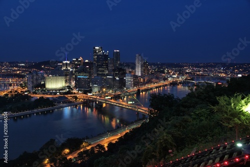 Pittsburgh city skyline