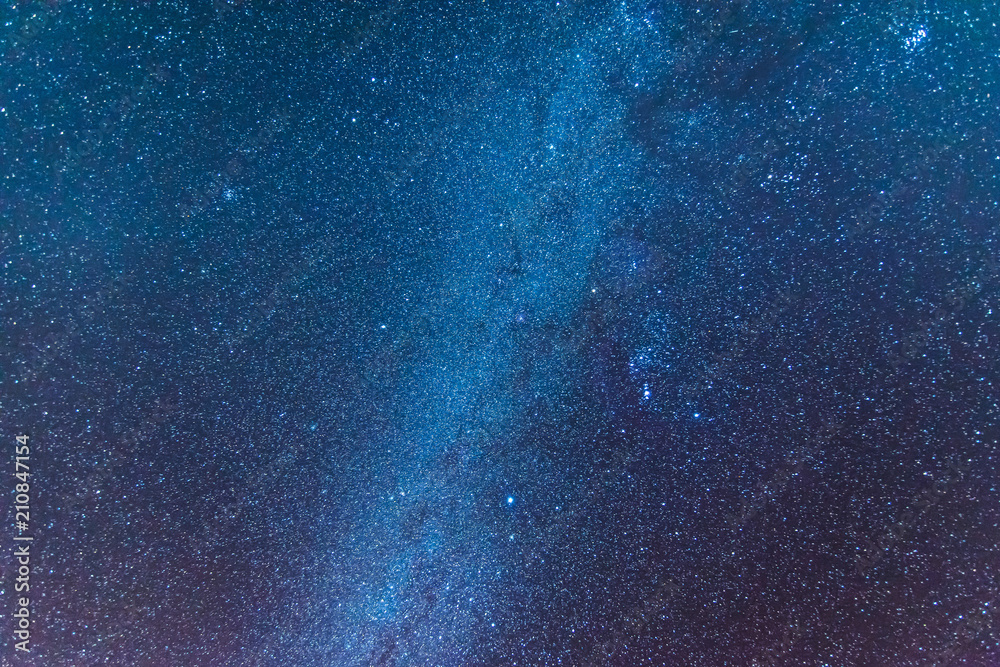 Milky way universe filled with stars, nebula and galaxy space dust long exposure Milky way universe filled with stars, nebula and galaxy space dust long exposure