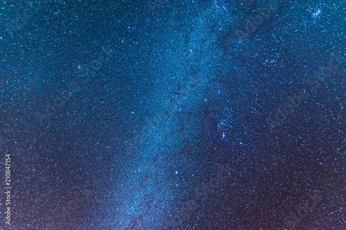 Fototapeta Naklejka Na Ścianę i Meble -  Milky way universe filled with stars, nebula and galaxy space dust long exposure