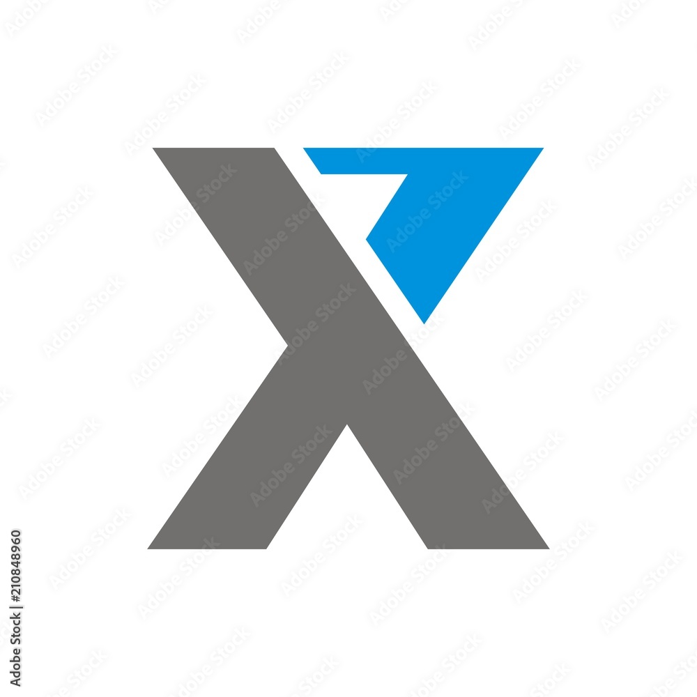 X logo letter design template vector illustration X logo letter design template vector illustration