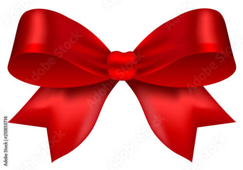 Vector Red bow
