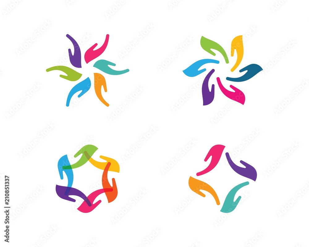 Hand Care Logo Template Hand Care Logo Template
