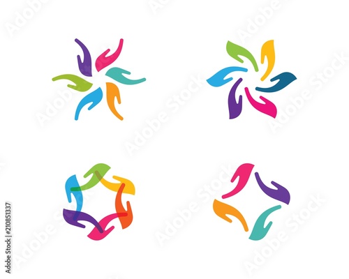 Hand Care Logo Template