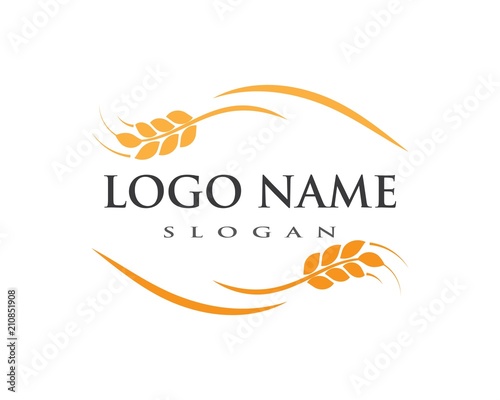 wheat Logo Template