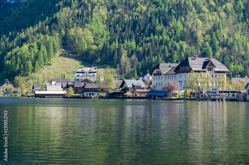 View of Hallstatt from Hallstatt Lake