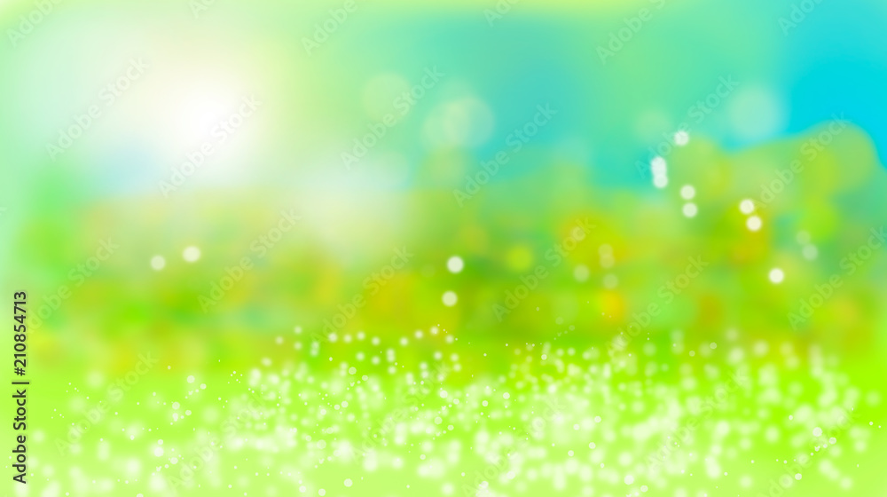 Sommerlicher Bokeh Hintergrund mit Lensflares Sommerlicher Bokeh Hintergrund mit Lensflares