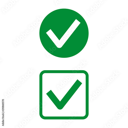 Check mark icons on white background.