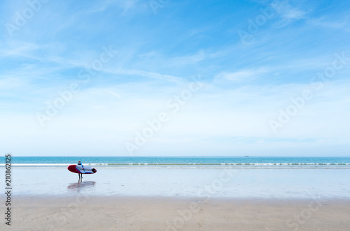 kayak on the beach (rhossili bay, wales)
 photo